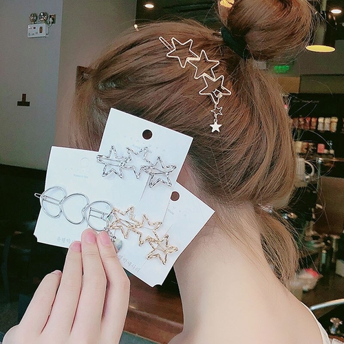 2019 New Women Vintage Heart Star Geometric Alloy