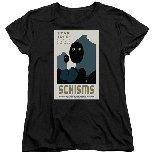 Trevco CBS2147B-WT-1 Star Trek & TNG Season 6 Episode 5 Womens Short S