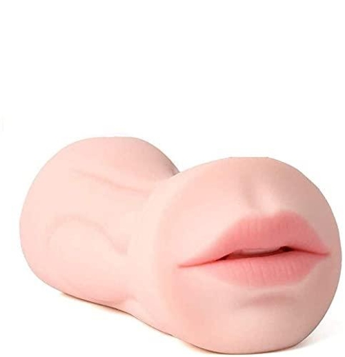 Realistic Male Masturbator for Blowjob Face Design Oral Sex Toy Pocket