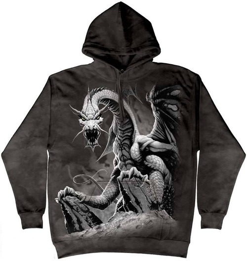 Mountain Corp. 7212522 Hoodie - Black Dragon - Large