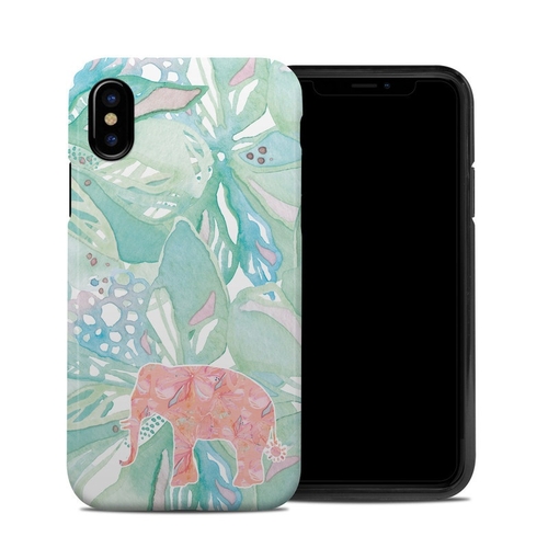 DecalGirl AIPXHC-TROPELE Apple iPhone X & XS Hybrid Case - Tropical El