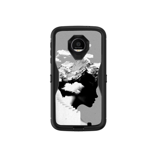 MightySkins MOZDED-Cloudy Day Skin for Otterbox Moto Z Force Droid Def