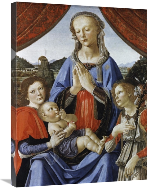 Global Gallery GCS-281434-30-142 30 in. Madonna & Child with Saints Ar