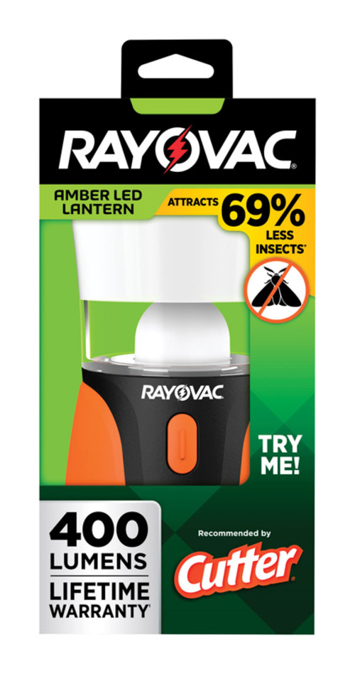 Rayovac 3839156 LED ABS Lantern - Black & Orange