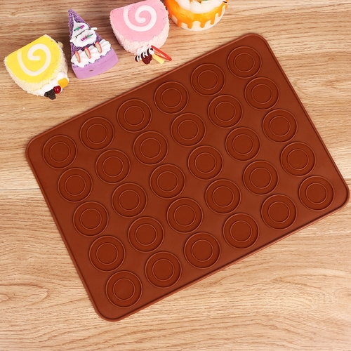 30 Cavity DIY Cake Mold Sheet Mat Round Pastry