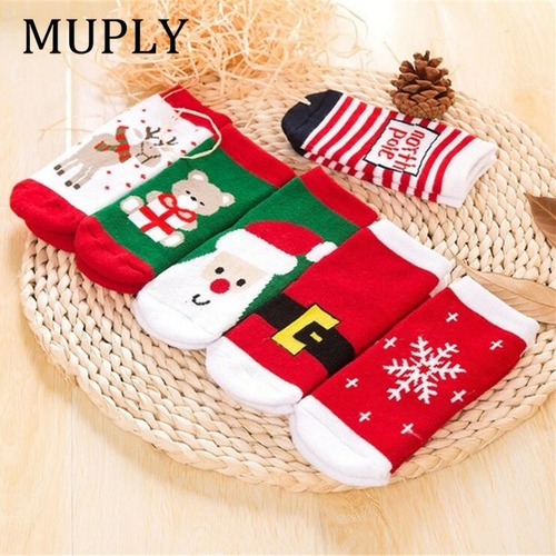 1 Pair Cotton Spring Winter Autumn Baby Girls Boys Kids Socks Children