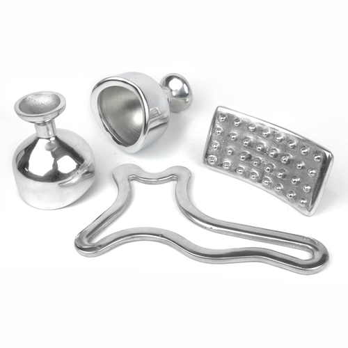Body Sculpting Metal Therapy 2 Swedish Cups Massager Kit