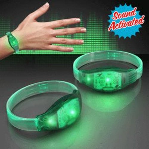 Blinkee 1561076 Sound Activated LED Bracelet, Green