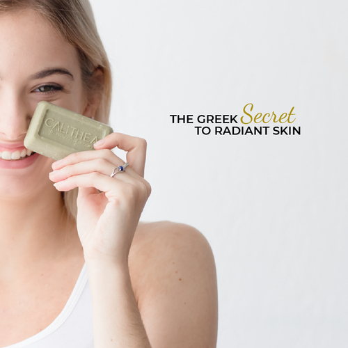 Calithea 3 Pack 100% Natural, Organic Olive Oil Soap With Donkey Milk