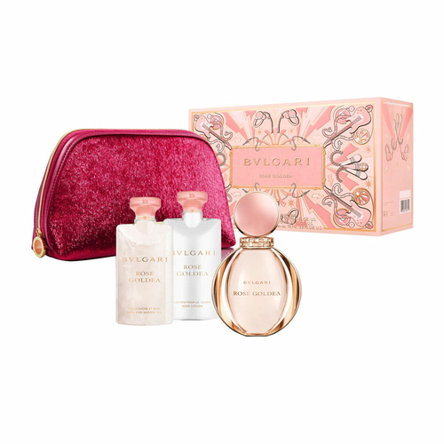 Women's Perfume Set Bvlgari Rose Goldea (4 pcs)