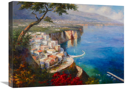 Global Gallery GCS-132599-1824-142 18 x 24 in. Monterosso Coast Art Pr