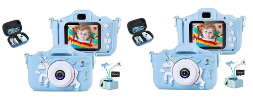 Kids Camera for Kids Aged 4-12 Yrs (COLOR-LIGHT BLUE) SET OF 2