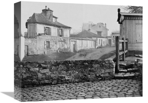 Global Gallery GCS-455100-16-142 16 in. Paris, 1865 - The Impasse 