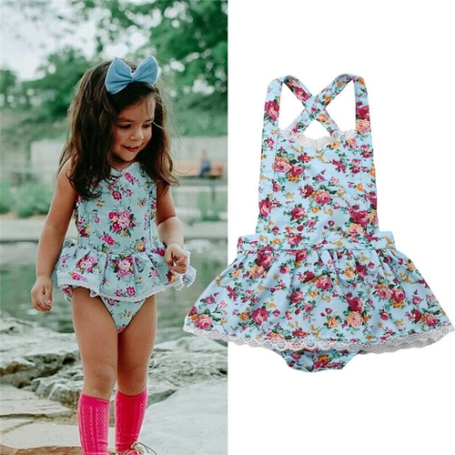 Boho Summer Infant Baby Girl Floral Bodysuit