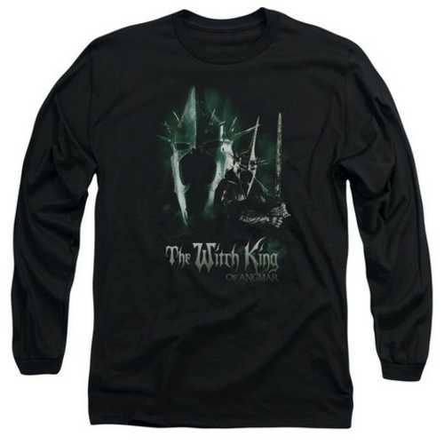 Trevco Lor-Witch King Long Sleeve Adult 18-1 Tee- Black - 2X