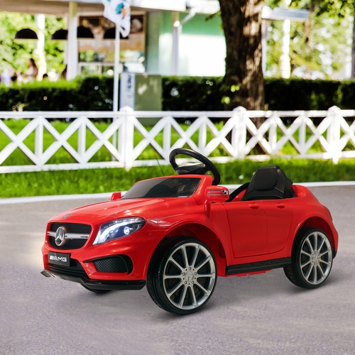 Qaba 6V Mercedes Kids Car Licensed Benz Ride On Car For 3 Years Old