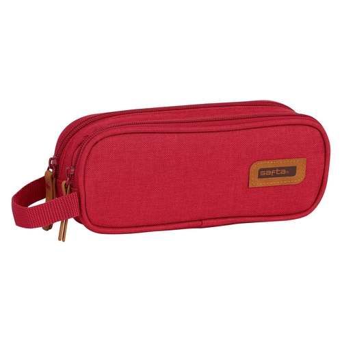 Double Carry-all Safta M513 Maroon (21 x 8 x 6 cm)