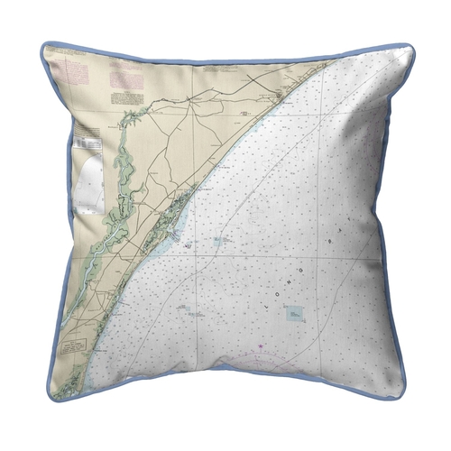 Betsy Drake ZP11535PI 20 x 24 in. Pawleys Island, SC Nautical Map 