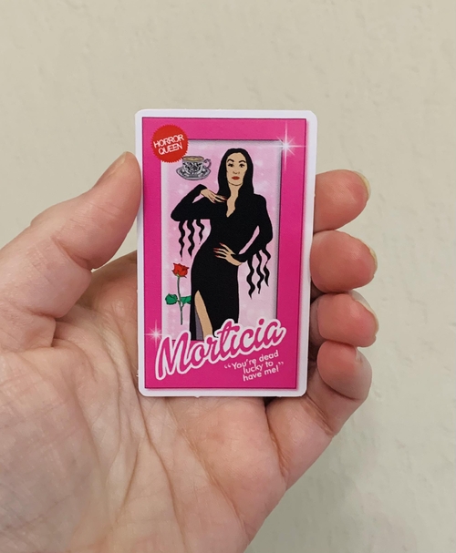 Morticia Horror Doll- Horror Dolls Stickers/Magnet