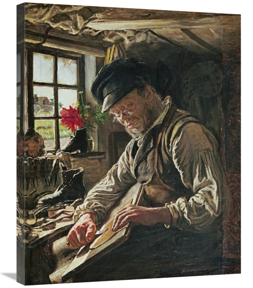 Global Gallery GCS-266696-30-142 30 in. A Shoemaker in Arildsleje Art 