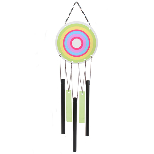Green Multi Circle Windchime