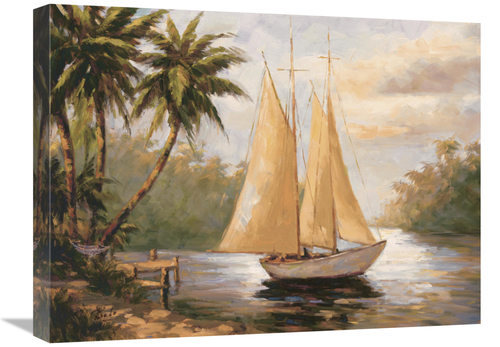 Global Gallery GCS-128147-1824-142 18 x 24 in. Setting Sail II Art Pri