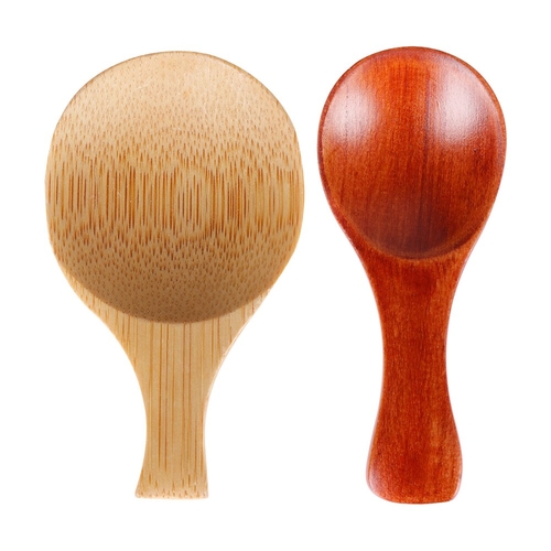 1pc Mini Wooden Spoon Kitchen Spice Spoon Wood