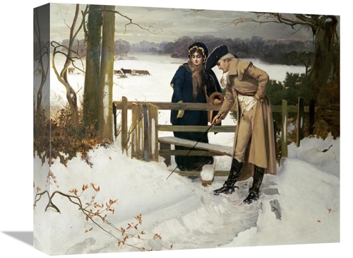 Global Gallery GCS-268114-16-142 16 in. The Lovers Vows Art Print - Wi