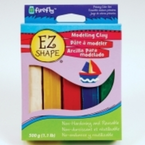 Polyform NDC31 Ez Shape Modeling Clay- Primary Color- Pack - 5