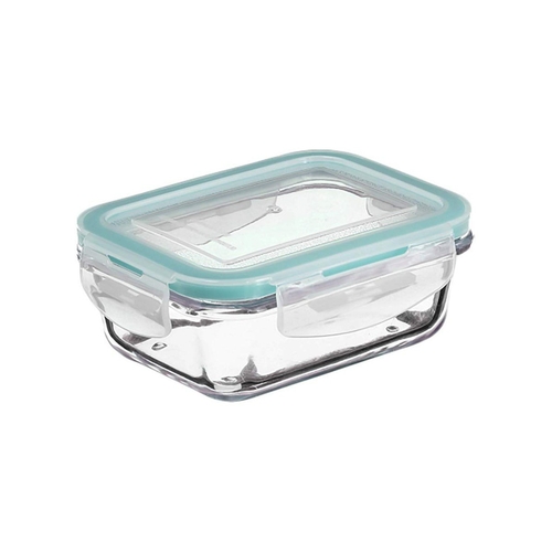 Lunch box 5five Simply Smart Blue Transparent Crystal 800 ml 18,5 x