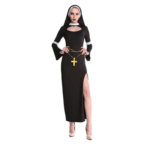 2019 New Hot Arab Clothing Black Sexy Catholic
