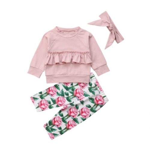 Newborn Baby Girl Long Sleeve Tops Romper