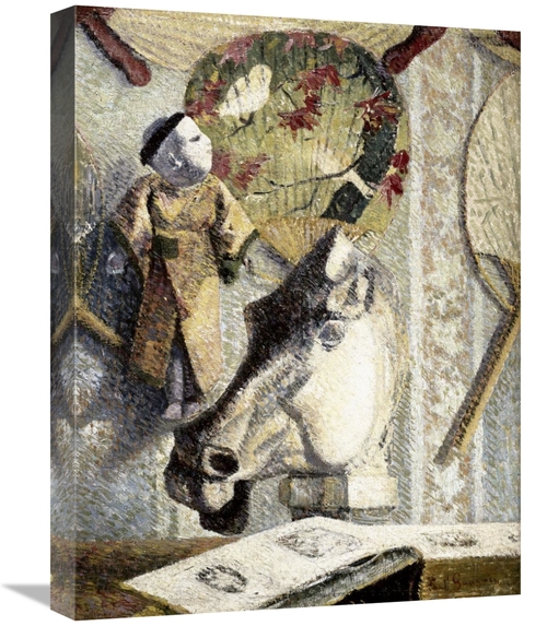 Global Gallery GCS-277649-22-142 22 in. Still Life with a Horses Head 