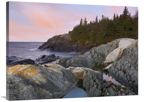 Global Gallery GCS-397049-3040-142 30 x 40 in. Horseshoe Bay on Lake S