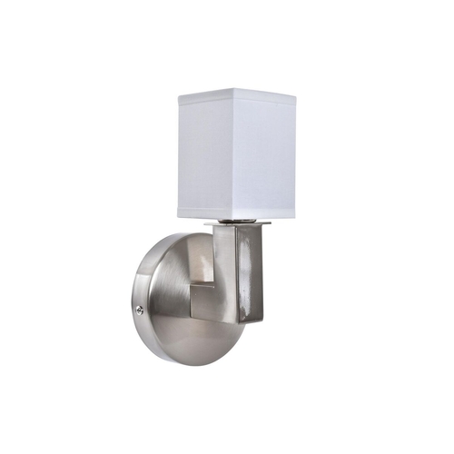 Wall Lamp DKD Home Decor Silver Metal Polyester White 220 V 40 W (12 x