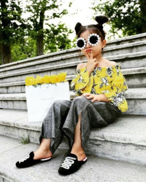 2Pcs Toddler Kids Baby Girls Flowers BlouseTops