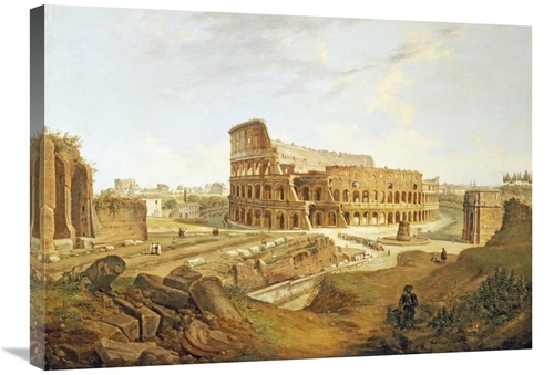 Global Gallery GCS-266312-30-142 30 in. The Colisseum, Rome Art Pr