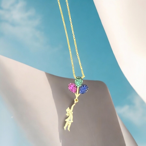 Handmade Minimalist Flying Dreams Sterling Silver Necklace