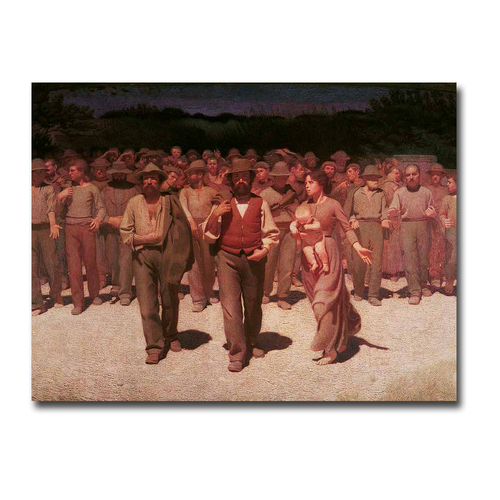 Artistic Home Gallery 1216A482SAG Il Quarto Stato by Giuseppe Pellizza