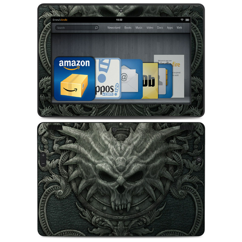 DecalGirl AKX8-BLKBOOK Amazon Kindle HDX 8.9 Skin - Black Book