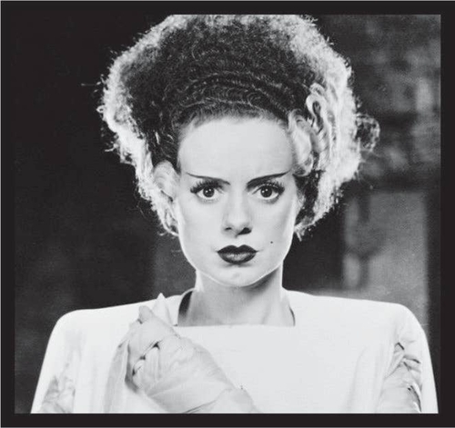 3 Inch Cloth Patch Bride of Frankenstein