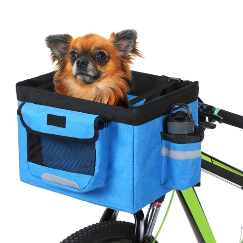 10kg Load Foldable Oxford Fabric Bike Basket