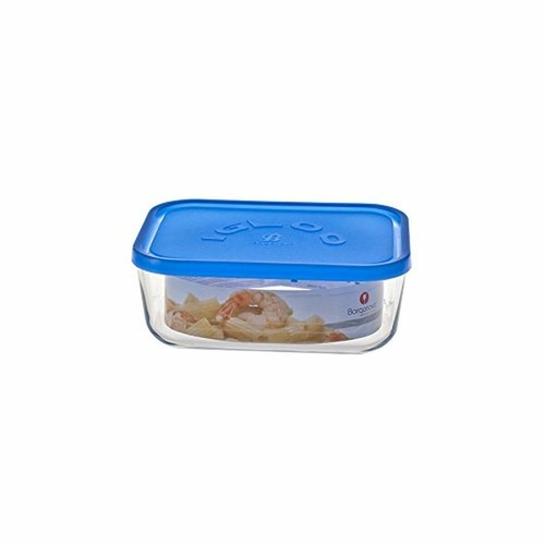 Lunch box Borgonovo Igloo Blue Rectangular 400 ml 13,5 x 9,5 x 6,5 cm