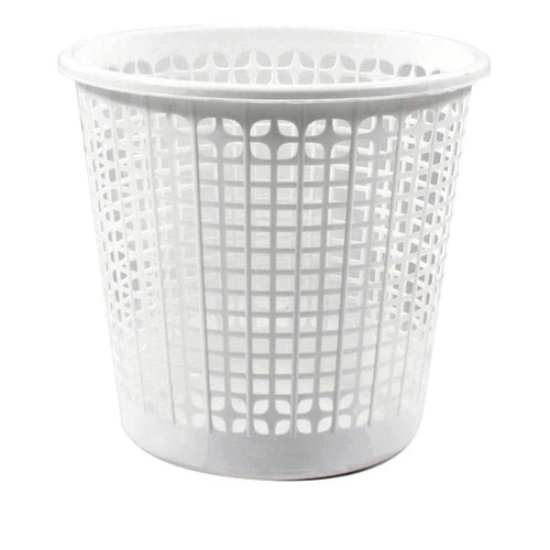 Rubbish bin Dem Office Plastic White (ø 27 x 25,5 cm)