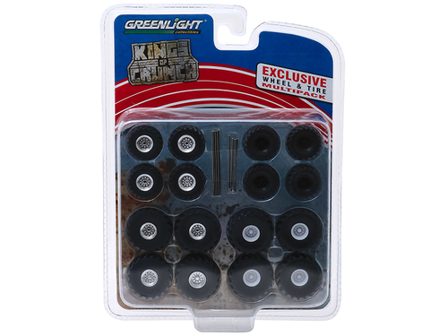 \Monster Trucks\" Wheel and Tire Multipack \"Kings of Crunch\" Set of
