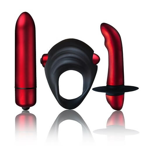 Rocks Off Red Temptations Couples Kit