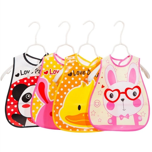 Adjustable Baby Bandana Bibs EVA Plastic