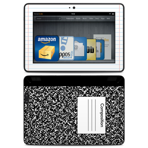 DecalGirl AKX7-COMPNTBK Amazon Kindle HDX Skin - Composition Notebook