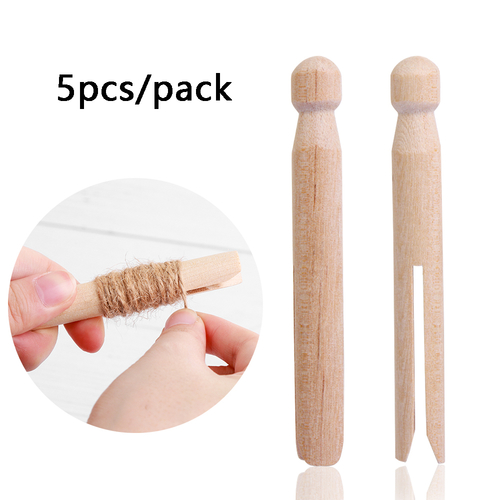 5pcs/pack DIY Wooden spools cross stitch storage