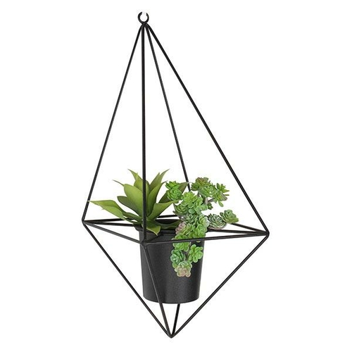 Dimo Metal Pot Plant Hanger Black